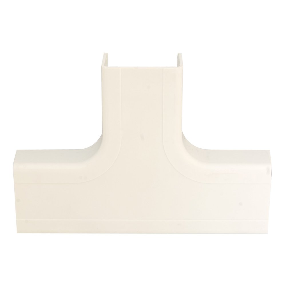 Cable Central LLC 1.75 inch Surface Mount Cable Raceway, Ivory, Tee