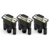 3X VGA Virtual Display Adapter Male Dummy Plug EDID Headless Ghost Emulator Lock Plate view 1