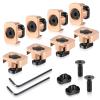 Bontok Pressure Switch Cable Guides, Light Pressure Switch Cable Clips -8 Pack(Tan) view 1