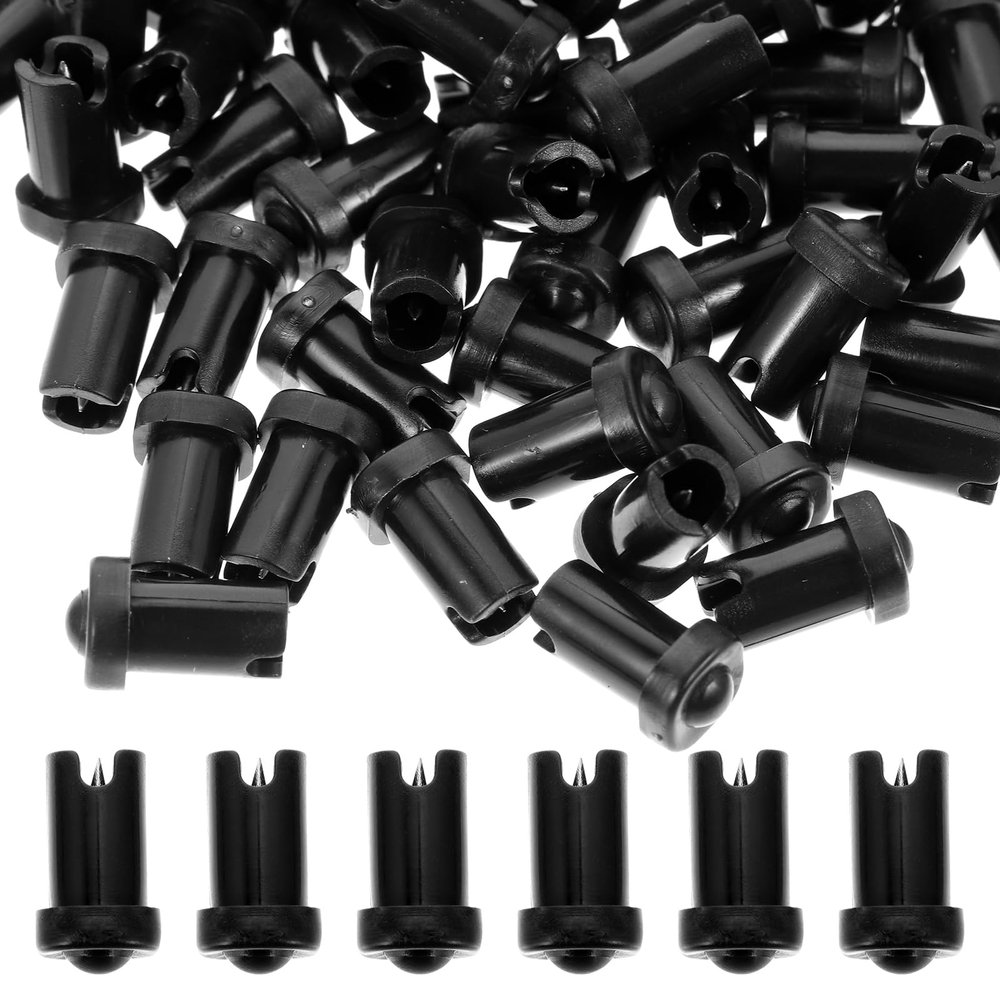 100pcs Eyelash Glue Bottle Pins for Smooth Flow and No Blockages