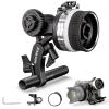 NEEWER Mini Follow Focus with A/B Stops, Lens Gear Ring, 15mm Rod & Rod Clamp for Cinema Camera, DSLR/Mirrorless Camera, Compatible with Lens Diameter Up to 114mm, PG001 (Silver) view 1