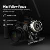 NEEWER Mini Follow Focus with A/B Stops, Lens Gear Ring, 15mm Rod & Rod Clamp for Cinema Camera, DSLR/Mirrorless Camera, Compatible with Lens Diameter Up to 114mm, PG001 (Silver) view 2