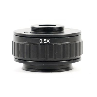RADHAX Microscope Kit 1X 0.35X 0.5X Adapter Lens Focus Camera Installation C Mount Adapter Microscope Lens Adapters (Color : 0.5X)