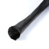 10m Cable Tidy Sleeve, Nylon Woven Mesh Tube PET Expansion Sleeve Braided Casing, for TV Computer Office Home Theater Black Braided Cable Management Tube (Size : 30MM) view 1
