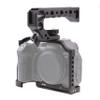 Hersmay EOS R7 Camera Cage with Top Handle for Canon EOS R7 Cage with Quick Release Plate for Arca Stand, Cold Shoe, NATO Rail and 1/4" & 3/8" Threaded Holes view 1