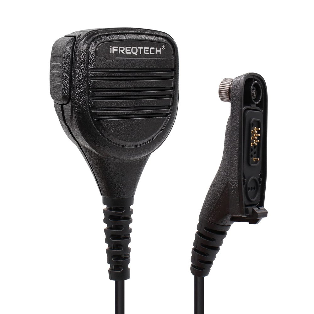 APX6000 XPR7550e Speaker Mic Compatible for Motorola APX6000 APX7000 APX8000 XPR6350 XPR6550 XPR7350 XPR7550 DP4600e DP4800e walkie Talkies PMMN4024 PMMN4024A PMMN4025A Speaker Microphone