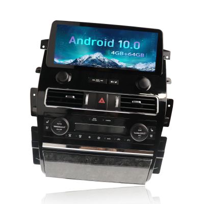 ZWNAV 12.3 Inch Android 10 Car Stereo for Nissan Armada Patrol Y62 Infiniti QX56 QX80 2020-2022, 64GB Carplay, Car GPS Navigation Head Unit, Bluetooth