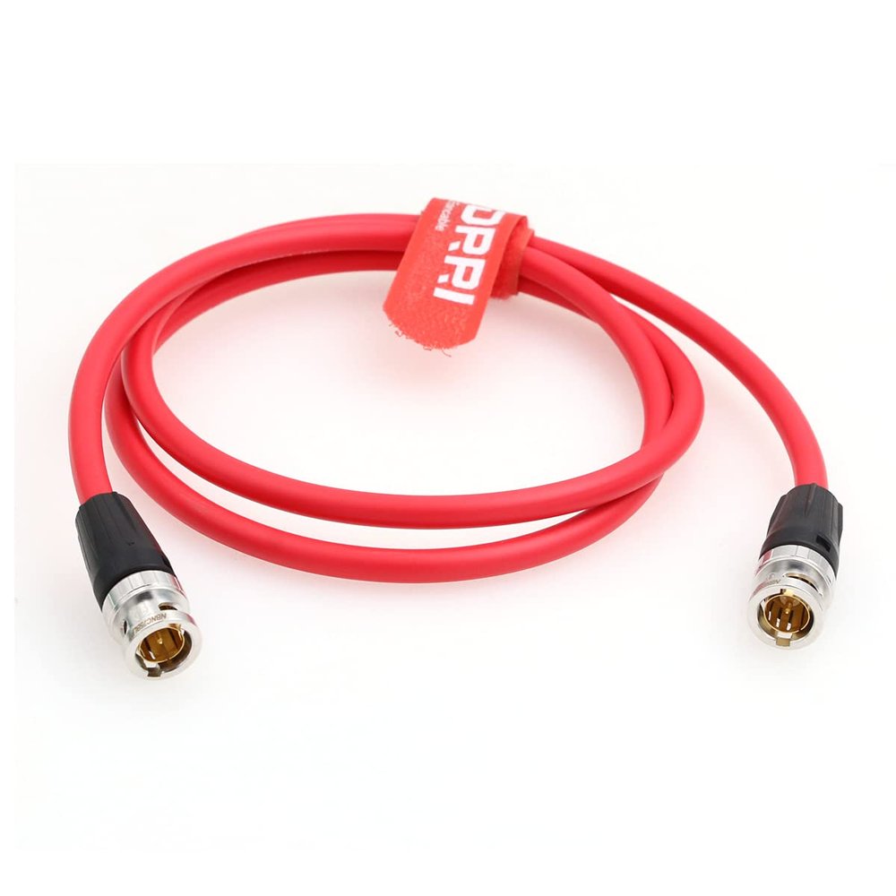 DRRI Canare 12G Neutrik BNC Male to BNC HD SDI 4K Video Coaxial Cable LV-61S for FS5 to Atomos Shogun Inferno