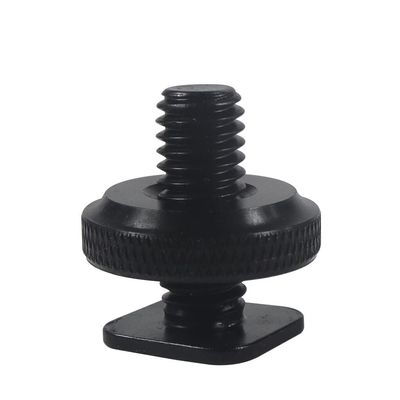 BGNing Cold Shoe Camera Mounting Screw 3/8 Inch Double Nuts Conversion Screw Light Stand for DSLR Camera Hot Shoe Mount Photo Studio (Single Nut)