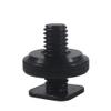 BGNing Cold Shoe Camera Mounting Screw 3/8 Inch Double Nuts Conversion Screw Light Stand for DSLR Camera Hot Shoe Mount Photo Studio (Single Nut) view 1