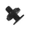 BGNing Cold Shoe Camera Mounting Screw 3/8 Inch Double Nuts Conversion Screw Light Stand for DSLR Camera Hot Shoe Mount Photo Studio (Single Nut) view 3