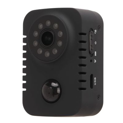 Mini Body Camera Video Recorder, 1080P Back Clip Camera, with Night Vision, Support PIR Video Recording, 120 Degrees Wide Angle Lens, Can be Used for 8 Hours, Support 128GB Memory Card, for Home, Outd