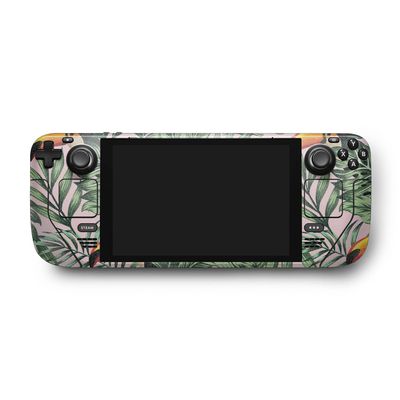 MightySkins Glossy Glitter Skin Compatible with Valve Steam Deck - Hidden Toucan | Protective, Durable High-Gloss Glitter Finish | Easy to Apply, Remove, and Change Styles | Made in The USA