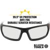 KLEIN TOOLS 60537 Safety Glasses, Professional PPE Protective Eyewear with Full Frame, Scratch Resistant and Anti-Fog, Indoor/Outdoor Lens view 3