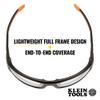 KLEIN TOOLS 60537 Safety Glasses, Professional PPE Protective Eyewear with Full Frame, Scratch Resistant and Anti-Fog, Indoor/Outdoor Lens view 4