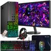 Dell OptiPlex Desktop RGB Computer PC, Intel Core i7 Quad-Core Processor, 16GB RAM, 512GB SSD, 24 Inch HDMI Monitor, RGB Keyboard Mouse and Headset, WiFi, Windows 11 Pro (Renewed) view 1