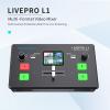 FEELWORLD L1 Multi Camera Video Mixer Switcher 2 Inch LCD Display 4 x HDMI Inputs USB 3.0 Output Live Streaming/Camera Production/Live Broadcast (with USB Cable + Adapter) view 2