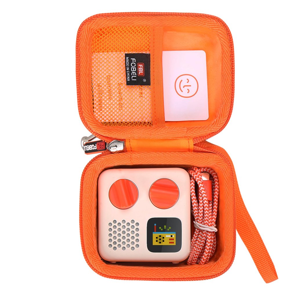 FBLFOBELI EVA Hard Carrying Case Compatible with Yoto Mini Kids Audio Music Player, Holder for Children's Speaker Plays Audiobook Cards