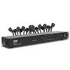 Pyle 19 Outlet 1U 19" Rackmount PDU Power Distribution Supply Center Conditioner Strip Unit Surge Protector (PCO860) Black and Pyle 19-Inch 1U Server, Vented Shelves for Good Air Circulation Cantilever Wall Rack, Universal Device, Cabinet Shelf, Comp view 2