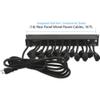 Pyle 19 Outlet 1U 19" Rackmount PDU Power Distribution Supply Center Conditioner Strip Unit Surge Protector (PCO860) Black and Pyle 19-Inch 1U Server, Vented Shelves for Good Air Circulation Cantilever Wall Rack, Universal Device, Cabinet Shelf, Comp view 3