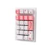 BOYI TD21 Hot Swap Numpad,21 Keys Mini Numpad Portable Keypad Bluetooth5.0/2.4G/Wired Number Pad Keyboard PBT Keycaps RGB Backlit Type-C Mini Keyboard (Cherry Blossom) view 2
