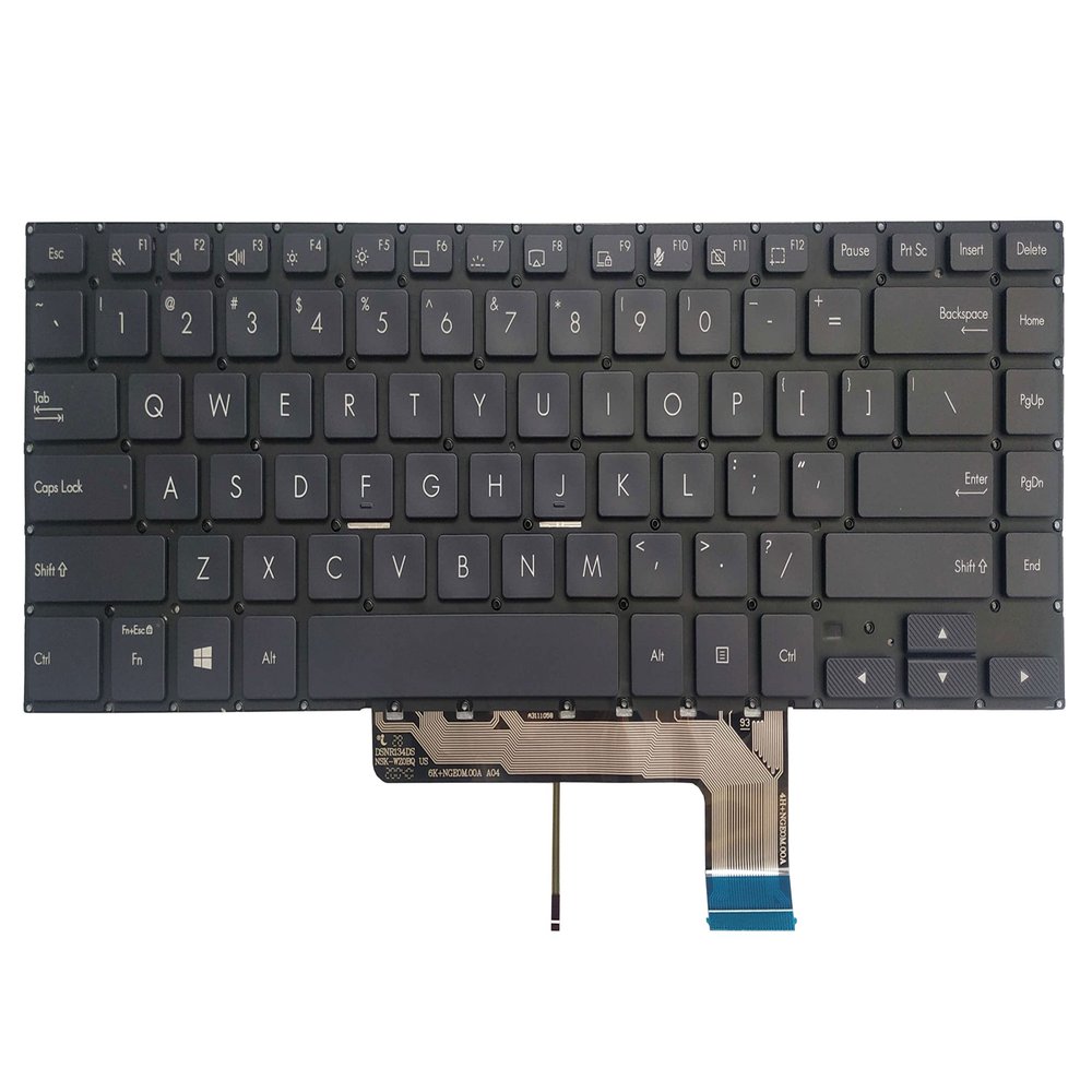 Laptop Replacement Keyboard Compatible for ASUS W700 W700G1T W700G2T W700G3T W700GV 9Z.NGELN.001 US Layout Backlit