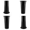Waziaqoc 4PCS Speaker Port Tubes, ABS Plastic Speaker Box Port Tube Bass Air Ports, 2 Inch Mounting Diameter, Black view 1