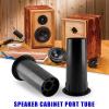 Waziaqoc 4PCS Speaker Port Tubes, ABS Plastic Speaker Box Port Tube Bass Air Ports, 2 Inch Mounting Diameter, Black view 3