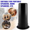 Waziaqoc 4PCS Speaker Port Tubes, ABS Plastic Speaker Box Port Tube Bass Air Ports, 2 Inch Mounting Diameter, Black view 4
