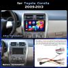 4+128GB Android 15 Car Stereo Radio for Toyota Corolla 2009-2013, Wireless Carplay Andorid auto 9 inch INCELL Touchscreen Stereo Upgrade GPS WiFi Bluetooth 5.0 FM/RDS EQ-32 SWC Backup Camera view 2