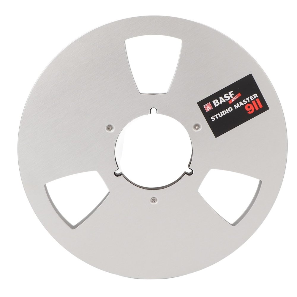 Aluminum Alloy Takeup Reel, 10.5 Inch Open Reel Audio, 3 Hole Wind Holes, Silver