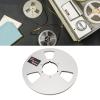 Aluminum Alloy Takeup Reel, 10.5 Inch Open Reel Audio, 3 Hole Wind Holes, Silver view 4