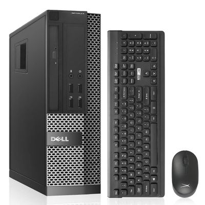 Dell OptiPlex 9010 Refurbished Desktop Computers i7,16GB Ram 1TB SSD,AC7260 Built-in WiFi Ready,HDMI Dual Monitor Support,Windows 10 Pro,TJJ Large Mouse Pad+Altec Wireless Keyboard Mouse (Renewed)