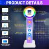 ZLPOWER Photo Booth for iPad 10.2" 10.9'' 11'' 12.9'' Photobooth Machine Stand Shell Selfie Adjustable Machine Custom Logo with RGB LED Ring Light and Honeycomb Case for Wedding Rental Events view 3