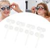 4Pcs Optical Flipper Optometry Plastic Confirmation Flipper Set Flip Lens Set with Non-Skid Handle with Grooves (4Pcs: + / - 0.50D, + / - 1.00d, + / 1.50D and + / - 2.00D) view 2