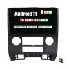 9 Inch Double Din Car Stereo Android 11 Car Radio DVD Player Auto GPS Radio Multimedia Player Head Unit for Ford Escape 2007-2012 Support RDS FM USB DSP Carplay DAB+ WiFi Bluetooth view 1