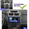 9 Inch Double Din Car Stereo Android 11 Car Radio DVD Player Auto GPS Radio Multimedia Player Head Unit for Ford Escape 2007-2012 Support RDS FM USB DSP Carplay DAB+ WiFi Bluetooth view 2
