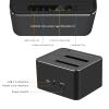 MOOKEENONE Dual Bay 2.5"/3.5" Hard Drive Docking Station Duplicator Clone Function USB 3.0 view 4