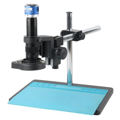 BAHCCE Lab Microscope Slides 12MP 1080P Freely Adjustable Stand Video Industrial Microscope 180X 300X Zoom Lens Microscope Parts (Color : C, Size : 120X)