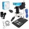 BAHCCE Lab Microscope Slides Industrial Digital Video Microscope Camera Zoom 130X C-Mount Lens with Ring Light Microscope Parts (Color : 48MP HDMI B) view 2