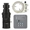 RADHAX Microscope Kit 48MP 1080P USB Digital Industrial Video Microscope Camera Zoom 180X 200X 300X 500X C-Mount Lens Microscope Lens Adapters (Color : 200x Lens with Light) view 1