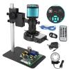 BAHCCE Lab Microscope Slides Industrial Digital Video Microscope Camera Zoom 130X C-Mount Lens with Ring Light Microscope Parts (Color : 48MP HDMI A) view 2
