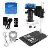 BAHCCE Lab Microscope Slides Industrial Digital Video Microscope Camera Zoom 130X C-Mount Lens with Ring Light Microscope Parts (Color : 21MP HDMI Set) view 2