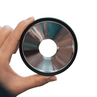 1pc photographic foreground virtual props vortex kaleidoscope glass prism SLR accessories special effect filter (67mm)