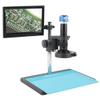BAHCCE Lab Microscope Slides 12MP 1080P Freely Adjustable Stand Video Industrial Microscope 180X 300X Zoom Lens Microscope Parts (Color : B, Size : 300X) view 1