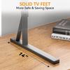EZISE Universal TV Stand Legs for 35-75 Inch LCD/LED/OLED TVs, Tabletop TV Mount Base with 7 Height Levels, Heavy Duty Steel Frame TV Feet Holds up to 120lbs, Max VESA 800x400mm view 4