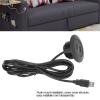 Sofa Dual USB Charging Port Socket, Recessed Installation Power Hub, ABS Material, 2.5M/8.2Ft Meter Cable Length, Suitable for Home, Office Use(Black) view 4
