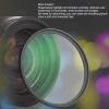 Black Diffusion 1/4 Filter, Mist Cinematic Effect Filter with 18 Multi Layer Coatings Scratch for Video Vlog Photography(67mm) view 2