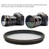 Black Diffusion 1/4 Filter, Mist Cinematic Effect Filter with 18 Multi Layer Coatings Scratch for Video Vlog Photography(67mm) view 4