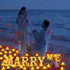4080 Pcs Marry Me Proposal Decoration Marry Me Lighted up Letters,Red view 3